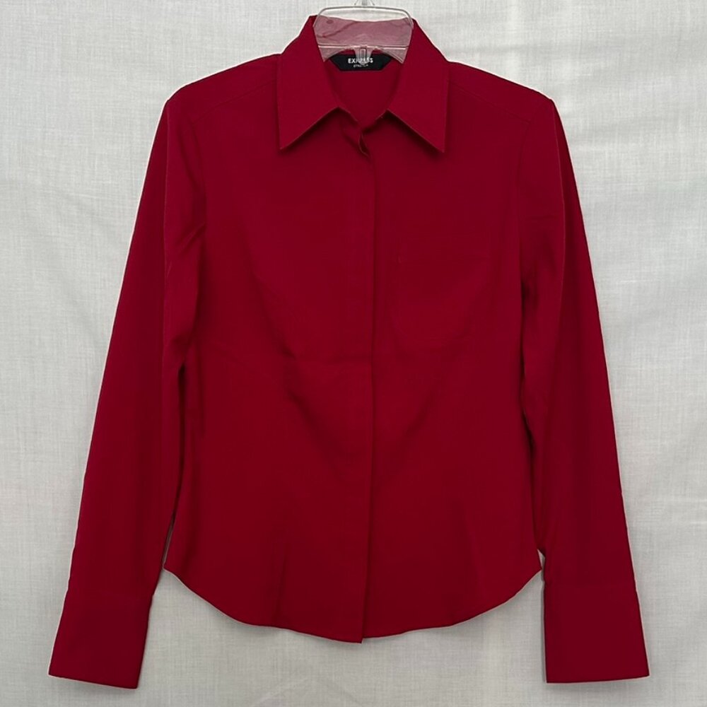 Express Tailored Stretch Shirt, size 7/8